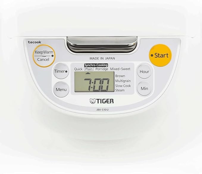 Tiger 5.5-Cup Electric Rice Cooker Auto Warmer Programmable