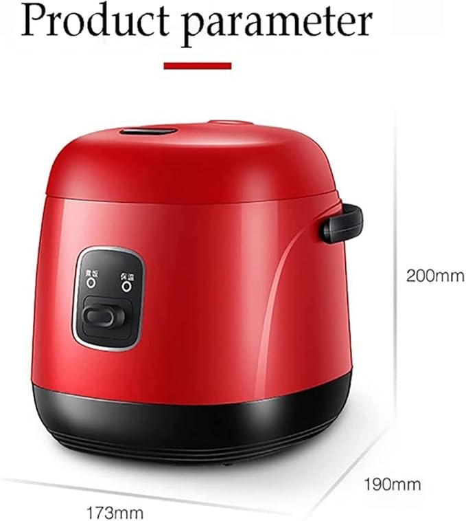 Mini Rice Cooker Electric Portable Multifunctional Rice Cooker Food Steamer with Simple One-Touch Operation