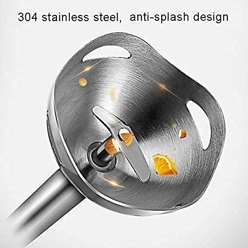 Multi-Purpose Hand Blender Heavy Duty Copper Motor Brushed 304 Stainless Steel with Whisk Milk Frother Attachments