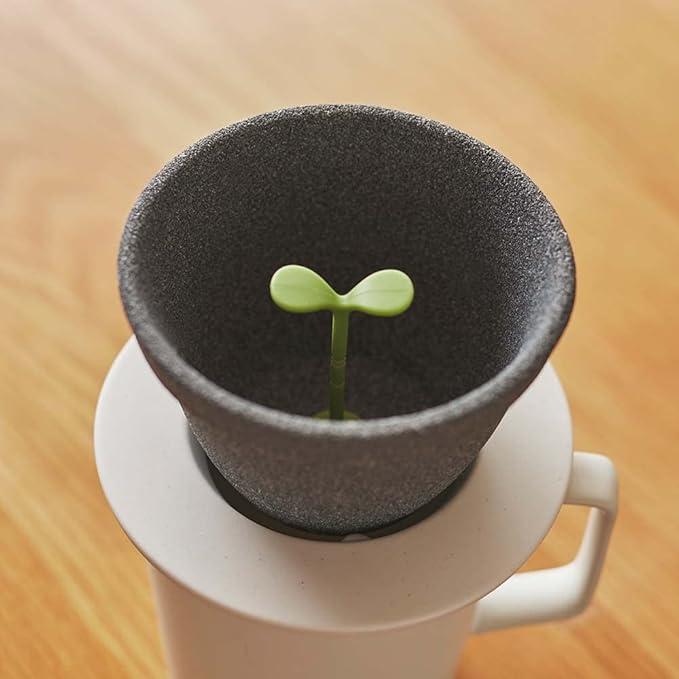 Ash Concept (H Concept) Kinome DA-1320 Semic Coffee Filter - Gray - 1 Count - Ceramic - Small Beans - Coffee Maker - Coffee