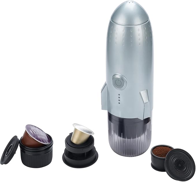 Portable Coffee Maker Fast Charging 3-in-1 Coffee Machine 19 Bar Pressure for Travel Office