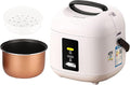 Mini Rice Cooker Home Dormitory Small Rice Cooker Non-Stick Inner Pot Make Rice &amp Steam Healthy Food &amp Vegetables(A) (B)
