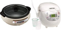 Zojirushi EP-PBC10 Gourmet d'Expert Electric Skillet &amp NS-ZCC10 Neuro Fuzzy Rice Cooker 5.5-Cup White