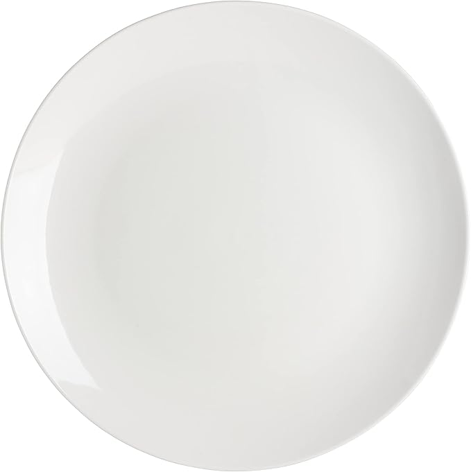10 Strawberry Street Simply Coupe 16 Piece Dinnerware Set White - SM-1600-CP-SW