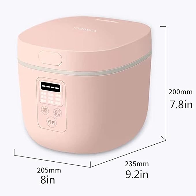 Mini Rice Cooker 2L Intelligent Temperature Control Non-Stick Cooker For 1-3 People Easy-To-Operate Rice Cooker (#1) (#3)