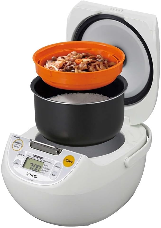 Tiger 5.5-Cup Electric Rice Cooker Auto Warmer Programmable