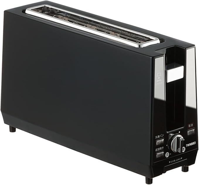 Pop up Toaster (running out of 4~8 Sheet two pieces of/chevron bread one piece) TS-D424B black