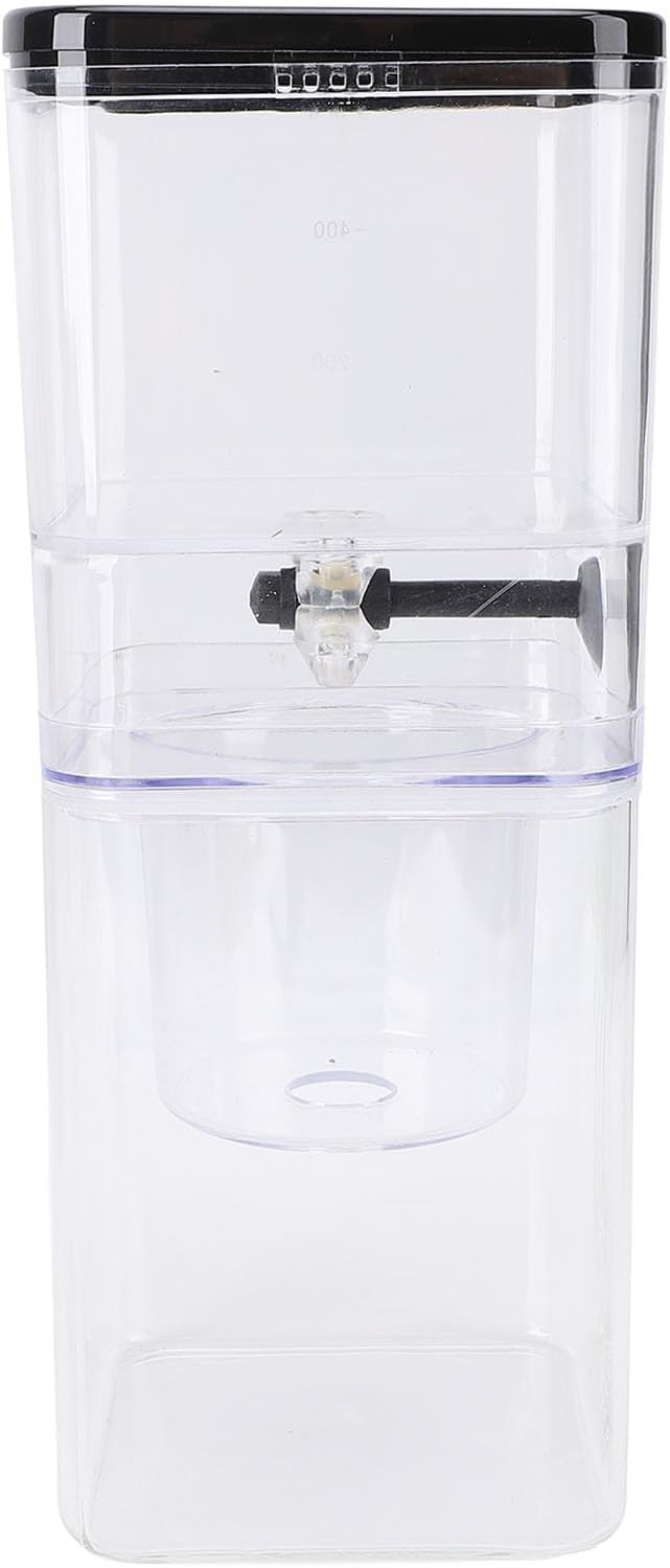 Fabater Cold Brew Coffee Maker 400ml Portable Ice Drip Coffee Brewer Iced Machine with Removable Reservoir Filter for Home Office Travel