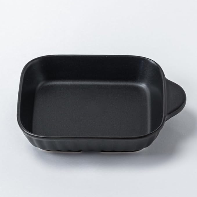 Banko Ware Saji Pottery Heat Resistant Toaster Pan Black