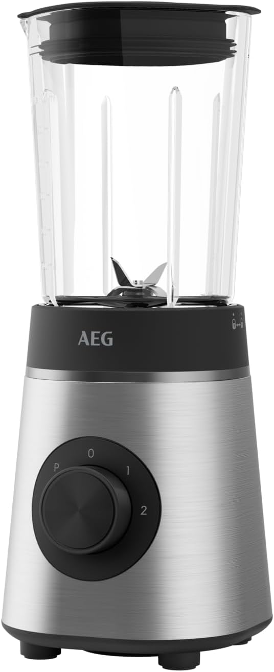 AEG Blender CB4-1-6ST Deli 4 stainless steel/350 watts/23000 revolutions/minute/600ml jug/dishwasher safe/stainless steel