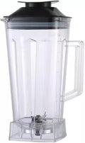 2L Square Container Jar Jug Pitcher Cup Bottom With Serrated Smoothies Blades LidCompatible For Biolomix G5200 T5300 Parts