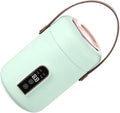 Portable Electric StewpotMultifunction Efficient Heating Mini Rice Cooker for Soup Porridge for Home Kitchen Office (Mint Green)