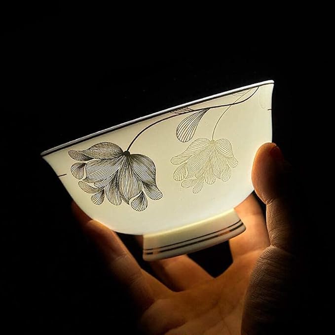 Porcelain Dinnerware Set Line Drawing Petal Decoration Bone China Tableware SetDishes/PlateCeramic DinnerFine China DinnerwareDishwasher Microwave SafeA60 Pieces Serve 10 People