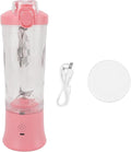 Haofy Portable Blender 600ml 2 Modes 150W 18000 RPM Leakproof Lid Mini Juicer Cup with 6 Blades 30s Blending for Smoothies Milkshakes Sports Travel ()