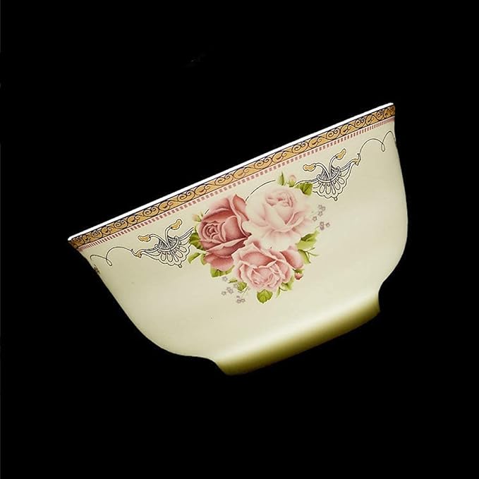 Flower Bone China Tableware Set Porcelain Dishes/Plate/Bowl Dinnerware SetCeramic Dinner SetsFine Dinnerware SetsDishwasher &amp Microwave Safe (36pcs Service for 8