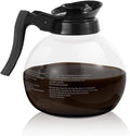 SYBO Coffee Pot Decanter 12-Cup Glass Coffee Decanter Black