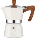 Coffee Carafe Mocha Pot Coffee Maker Household Small Portable Coffee Maker Coffee Maker Convenient(White)