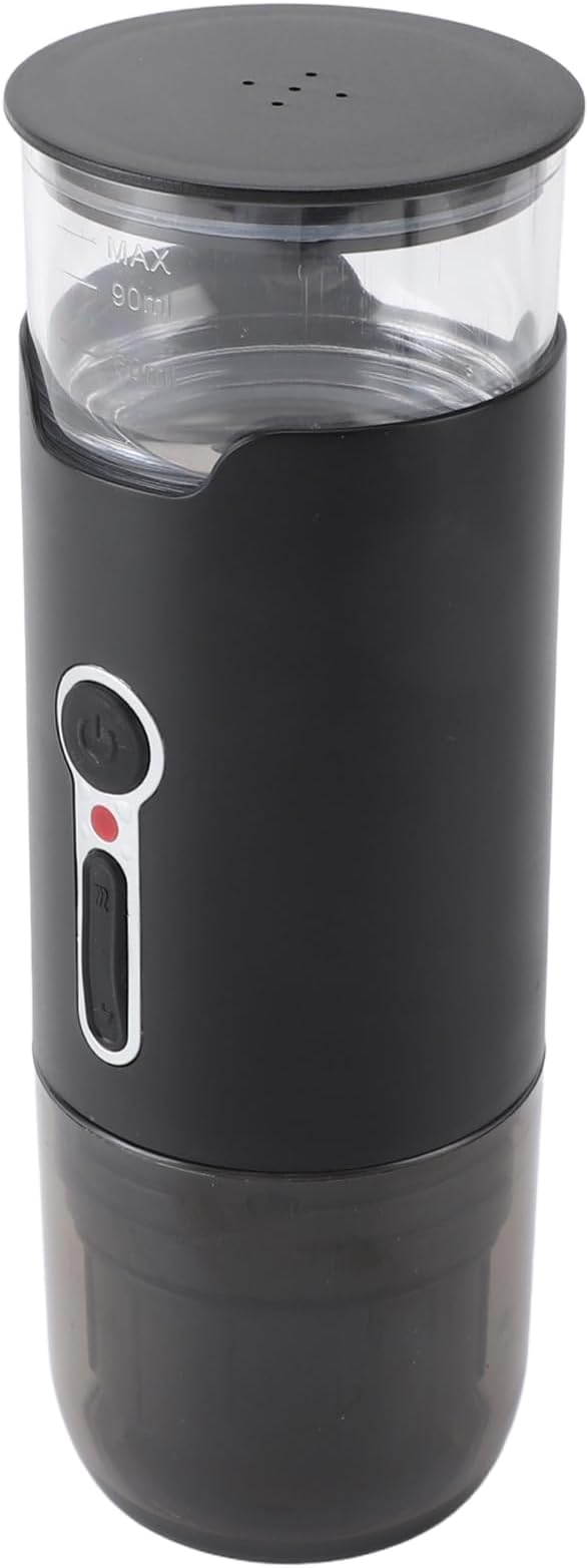 Rechargeable Mini Coffee Machine Portable Coffee Maker for Home Black 15 Bar Pressure Electric USB for Travel Camping Office (Italian Non Heating)