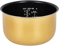 Electric Rice Cooker Inner Pot Compatible for SUPOR Electric Pressure Cooker Inner Pot 2.5L/3L/4L/5L/6L Non Stick Pot Inner Pot (Multiple Kind 12(4L))