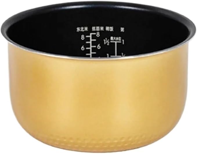 Electric Rice Cooker Inner Pot Compatible for SUPOR Electric Pressure Cooker Inner Pot 2.5L/3L/4L/5L/6L Non Stick Pot Inner Pot (Multiple Kind 12(4L))