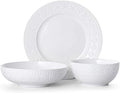 Pfaltzgraff Haisley 12-Piece Dinnerware Set White