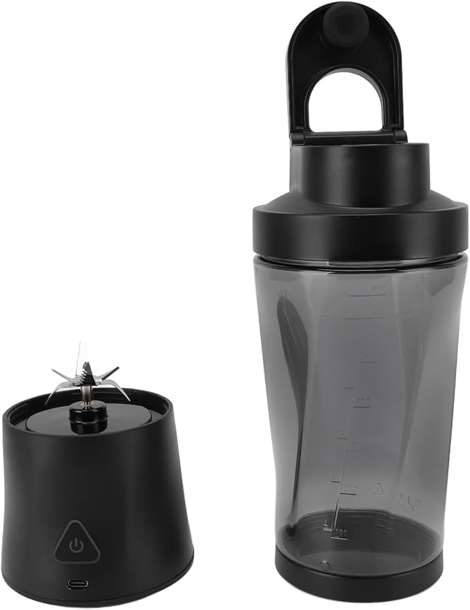 Portable Blender 6000mAh USB Rechargeable 12V 350W Motor with 20000 RPM High Speed Detachable Cup for Shakes Smoothies Juice Blends Protein Shakes