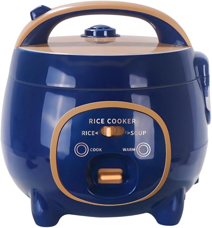 1.8L Small Rice Cooker &amp Steamer5 cups Steaming Basket Removable Non-Stick Bowl Dishwasher SafeOne-Click Steam &amp Cook Auto Keep Warm