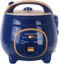 1.8L Small Rice Cooker &amp Steamer5 cups Steaming Basket Removable Non-Stick Bowl Dishwasher SafeOne-Click Steam &amp Cook Auto Keep Warm