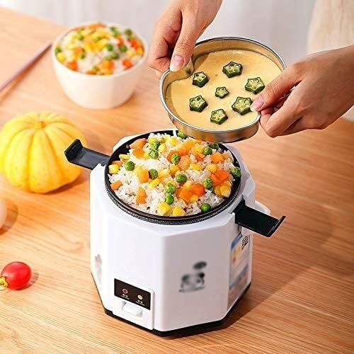 Rice Cooker 1.2L Mini Rice Cooker Small 2 Layers Steamer Multifunction Cooking Pot Electric Insulation Heating Cooker