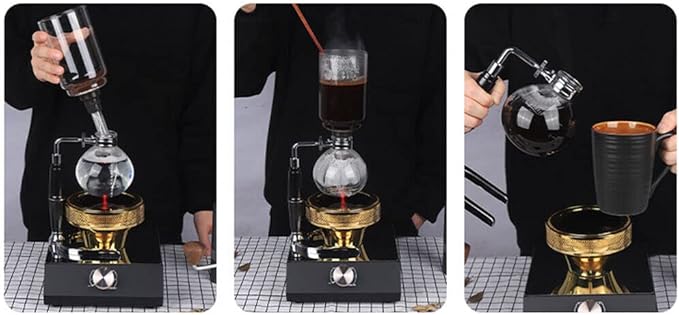 RUNAAJA 110V Halogen Beam Heater Infrared Heat Burner Syphon Coffee Heater Beam Heater for Coffee Syphon (Single Head)
