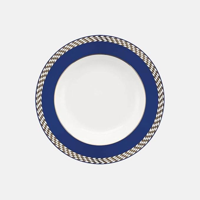 Oxford Flamingo-Op Art Porcelain 20 Piece Dinnerware Set Service for 4