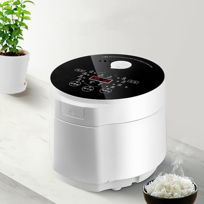 Multifunctional Smart 5L Rice Cooker Large Capacity Household Fully Automatic Rice Cooker Timer Non-stick Liner