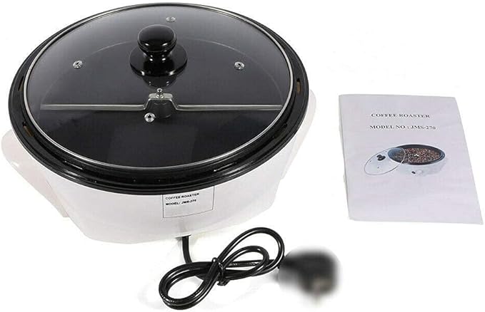 3.3lb Coffee Bean Roasting Baking Machine Electric Coffee Roaster Nut Peanut Cashew Baking Machine Home Cafe DIY Kitchen Tool For Cafes Club Home Use Bean Baker 1200W