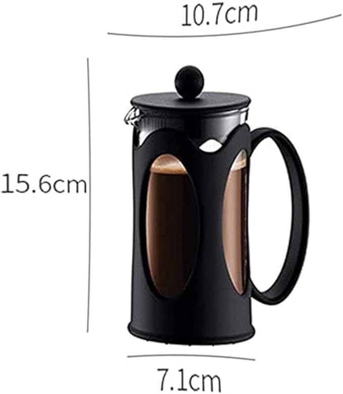 Press Coffee Maker Coffee Press CaffettiereCoffee Maker Coffee &amp Tea Maker Stainless Steel Heat Resistant Borosilicate Glass Coffee Press Superior Filtration Coffee Glass For Tea Coffee T
