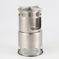 Portable 304 Stainless Steel Camping Cookware Set with Wood Stove Hiking Tool Accessories