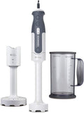Triblade System Hand Blender Mixer with Anti-Splash Masher Attachment and 0.75 Litre BPA-Free Plastic Beaker HDP300WH White