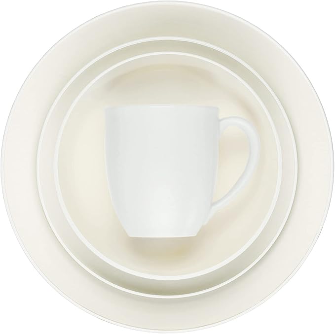 Noritake Colorwave White 4-Piece Coupe Place Setting Service for 1