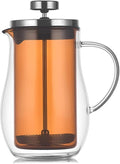 Press Coffee Maker Coffee Press CaffettiereCoffee Maker French Press Coffee Maker French Press Coffee MakerDouble Wall Borosilicate Glass 304 Stainless Steel Filtration System Clear Coffee Press