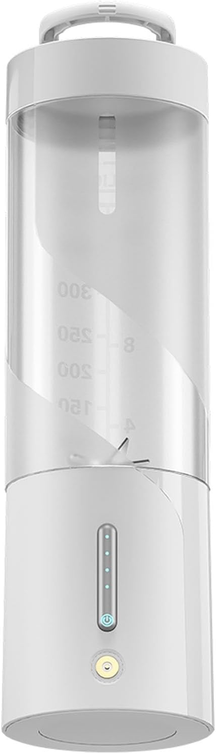 Portable Blender 15W High Power with Magnetic Charging 450ml Personal Smoothie Maker 20000rpm (White)