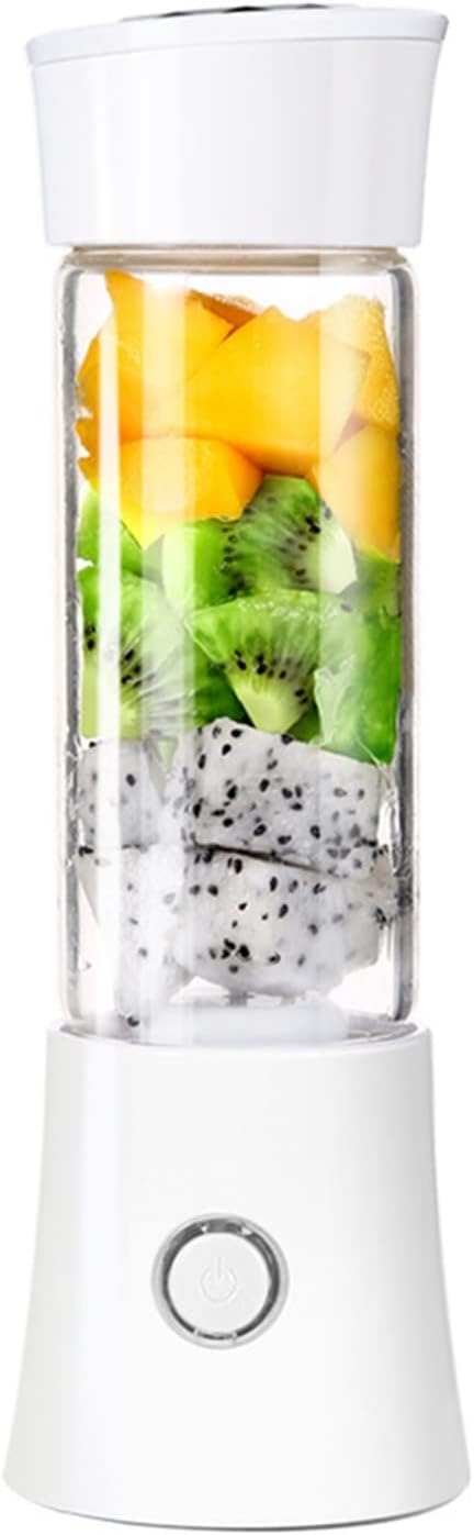 Juicer Household Mini Electric Juicer Blender Multifunctional Juicing Cup Small Fruit Mixing Cup 480ml Juice Maker Machine (Wit)
