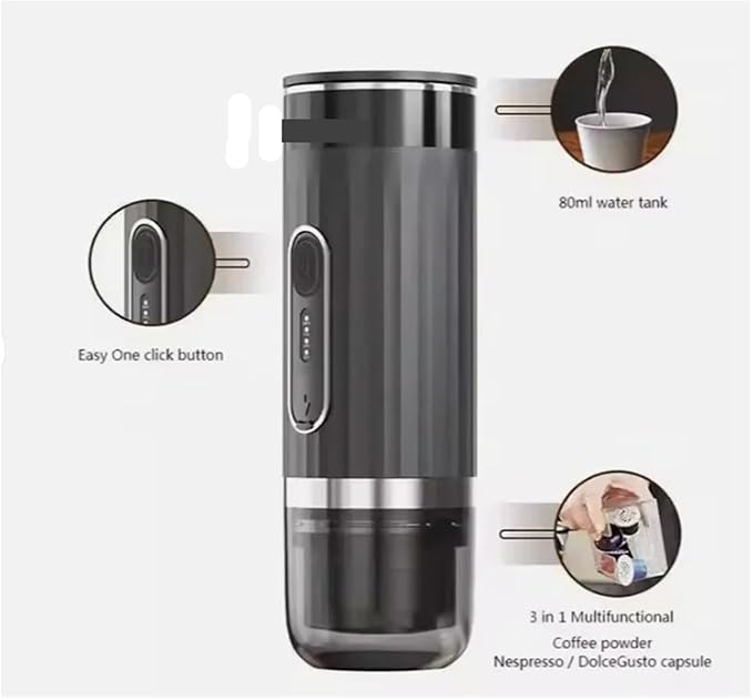 Portable Coffee Machine Portable Fully Automatic Espresso Coffee Machinefor Outdoor Travel Picnic