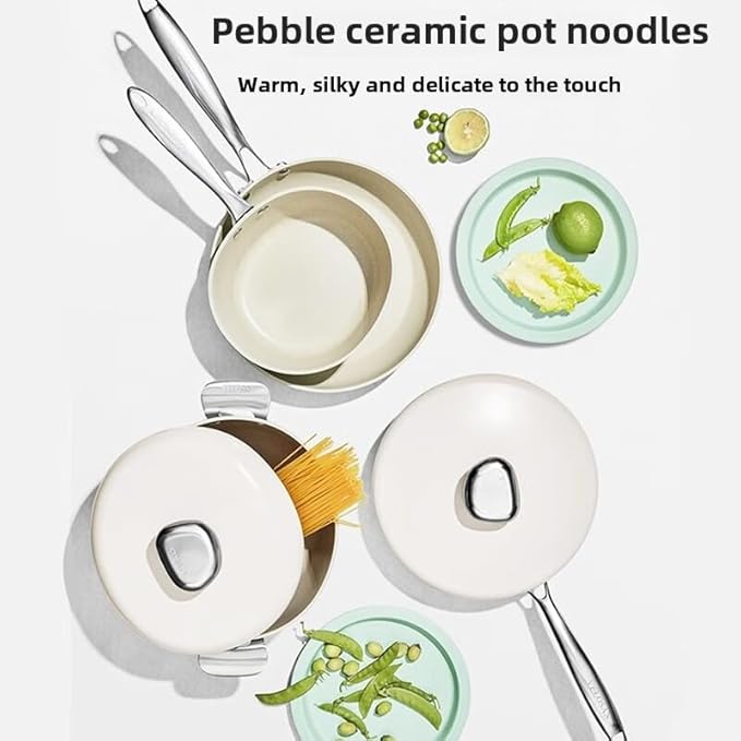 Full Set of Home Kitchen Non-stick Frying Pan Frying Cookware Set
