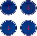 The Lakeside Collection Lake Melamine Dinnerware - Set of 4 Small Plates