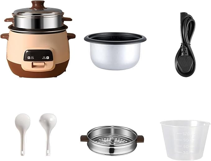 Mini Rice Cooker Commercial Rice Cooker 3L Multi-Functional Small Rice Cooker For 1-3 People Cooking