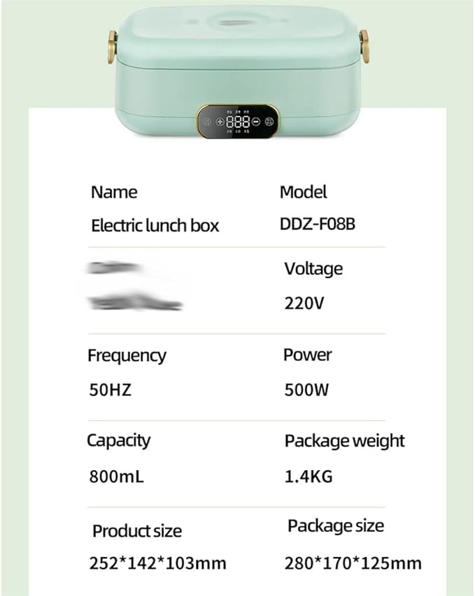 500W Rice Cooker Portable Cooking Pot Insulation Food Preserver Mini Frying Pan