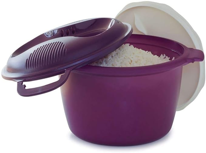 MICROWAVE Rice Maker Cooker Steamer Pink