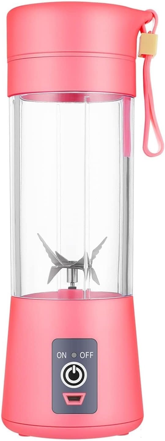 Portable Home Orange Press Fruit Juicer Cup Popular Electric USB Blender Rechargeable Travel Electric Juicer Travel-Size Fruit Juicer Handheld Mixer Small Kitchen (Purple)