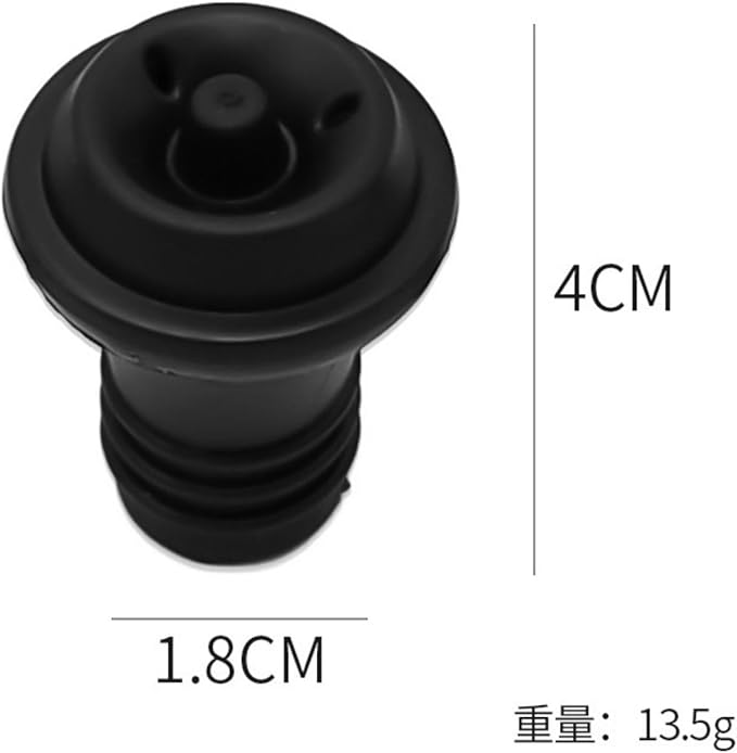 简易时尚 Kitchen Ceramic Cookware Sets 专供红酒瓶塞抽真空保鲜密封酒塞环红酒葡萄酒酒瓶盖 KCookware Accessories - 586
