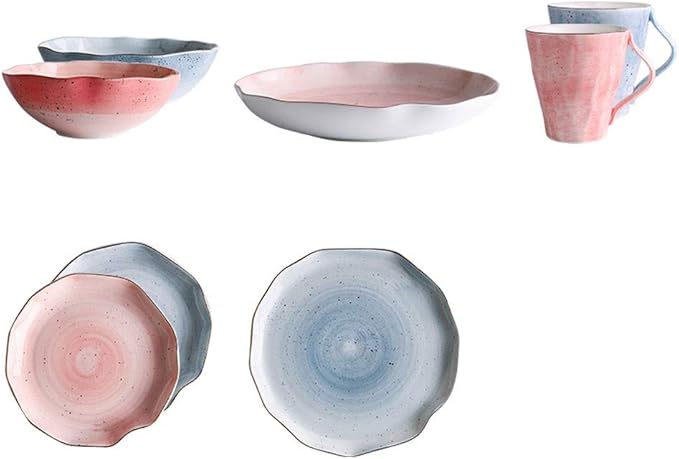 Elegant Dinnerware Set Dinner Plates Bowls Set Kitchen Dinnerware Set Bpa-Free Dishwasher Safe Best For Indoor And Outdoor PartyA