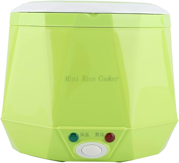 1.6 Liter Truck Rice Cooker Portable Food Steamer Portable Rice Cooker 24V 140W Electric Food Steamer Hot Rice Anytime For Truckers (green)